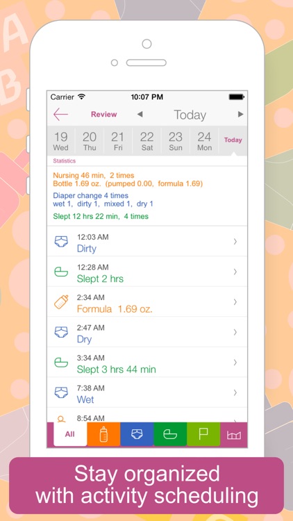Baby Tracker (Feed timer, sleep, diaper log)