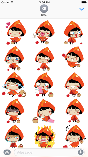 Red Riding Hood Stickers(圖1)-速報App