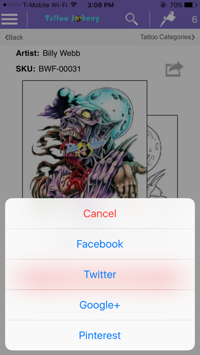 How to cancel & delete Tattoo Johnny from iphone & ipad 2