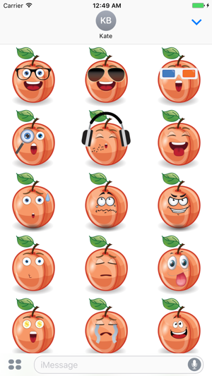 Sticker Me: Cool Peach