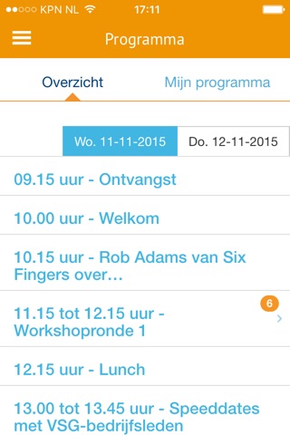 VSG Congres App screenshot 3