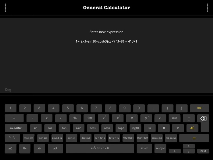 General Calculator