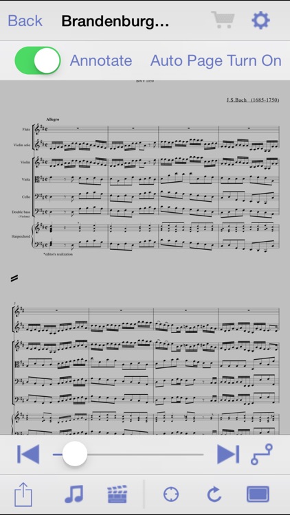 Virtual Sheet Music