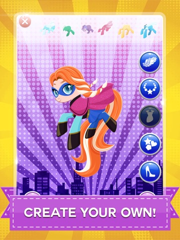 Скачать игру Супер Пони Hero Girl - Моя маленькая принцесса Пони одеваются игры бесплатно
