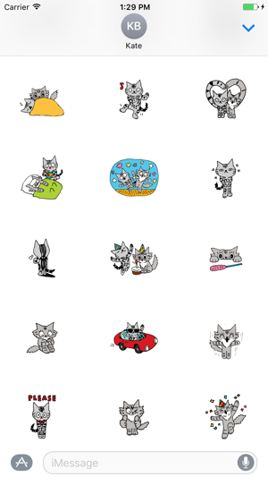 Shiloh Cat emoticon stickers(圖3)-速報App