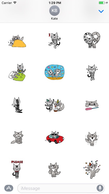 Shiloh Cat emoticon stickers