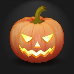 Halloween Pumpkin Smiley Sticker for iMessage