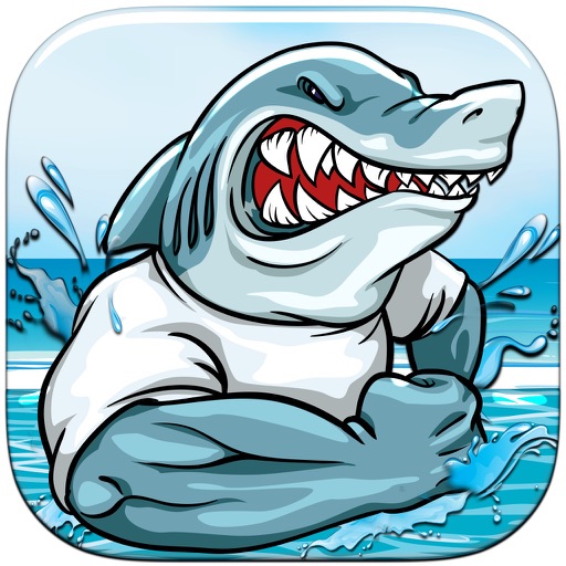 Swim Like A Shark In The Wild Water Free icon