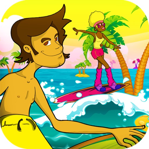 Surfer Bro's Radical Racing Adventure Free Version iOS App