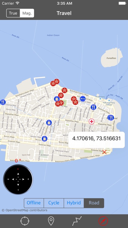 MALDIVES – GPS Travel Map Offline Navigator screenshot-4