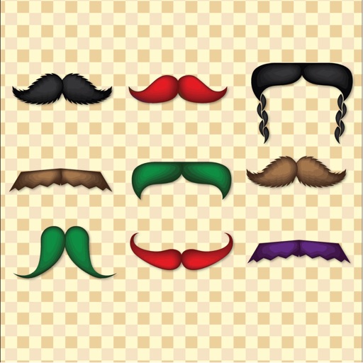 Mustache Stickers Pack