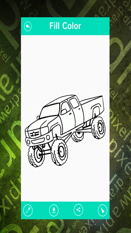 Vehicle Coloring Book-Car Drawing & Painting Pages