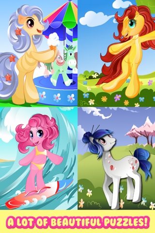 Pony Unicorn Puzzles For Kids screenshot 2