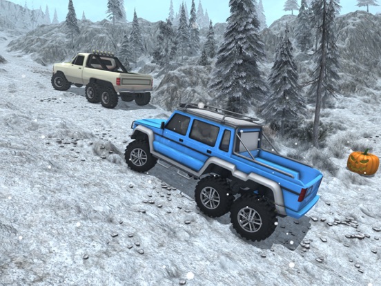 Скачать Снег симулятор вождения - от дороги 6 x 6 грузовик
