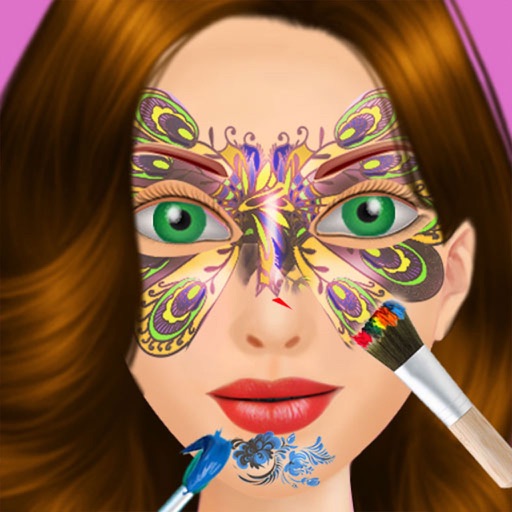 Party Girl Face Paint Salon - Superstar Girl iOS App