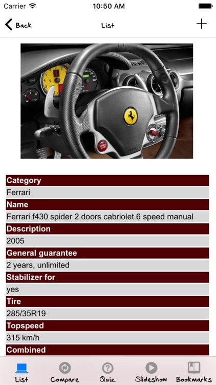 Car Specs HD