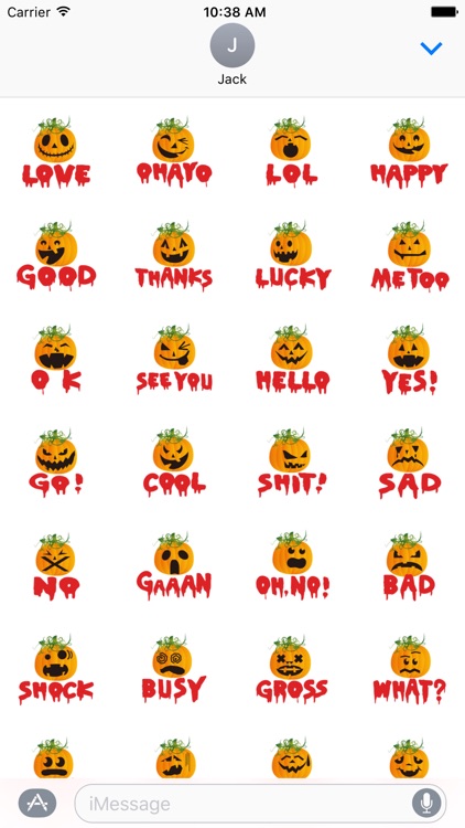 Lucky Halloween Stickers for iMessage