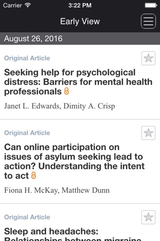 Australian Journal of Psychology screenshot 3