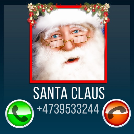 santa fake call app