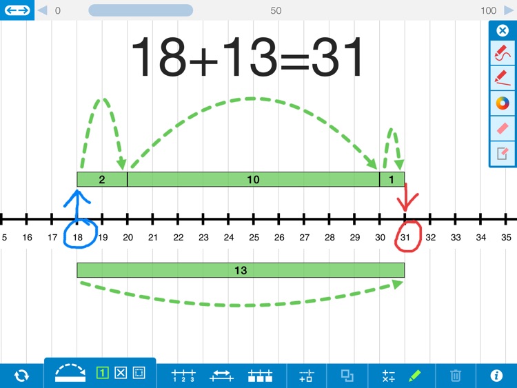 Number Line, by the Math Learning Center