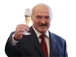 Alexander Lukashenko the President of Belarus stickers
