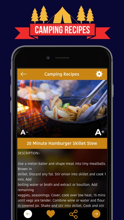 Camping Recipes screenshot-3