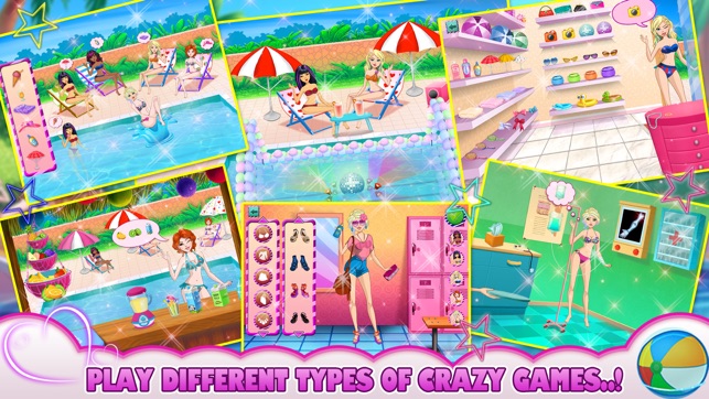 Amazing Princess Pool Party : Girls Crazy Party Night(圖1)-速報App