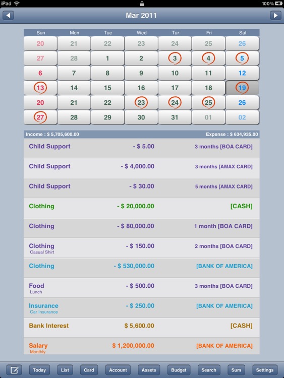 Ace Money Pro "for iPad"