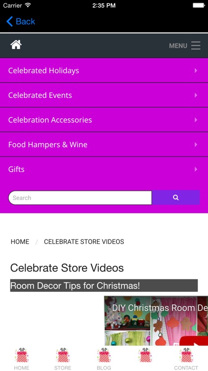 The Celebrate Store for iPhone