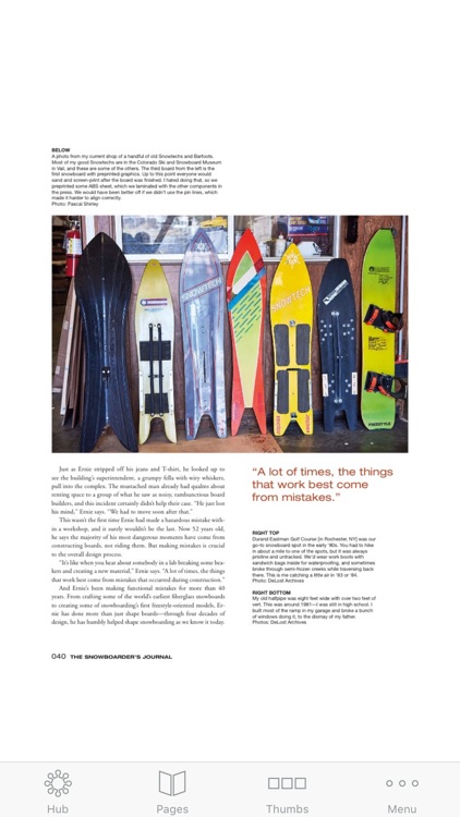 The Snowboarder's Journal