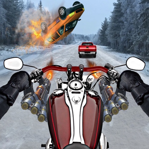 Shooting Motor Bike Rider - Highway Traffic Race iOS App