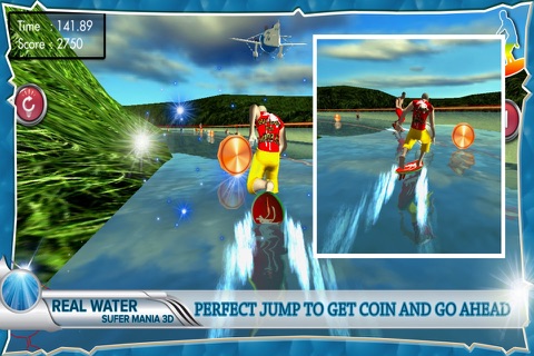 Real Water Surfer Mania 3D: Extreme crazy surfing screenshot 4