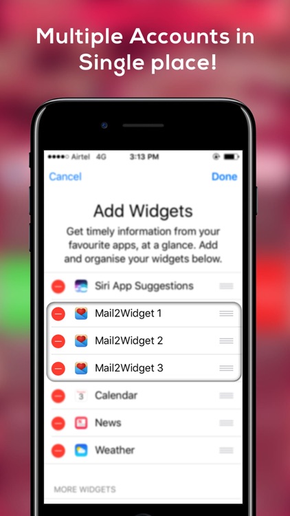 Mail2Widget-Manage Emails in Lock Screen.Fast.Easy screenshot-3