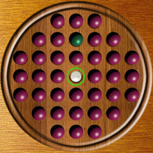 Marbles Solitaire Classic - Brainvita Board Game Icon