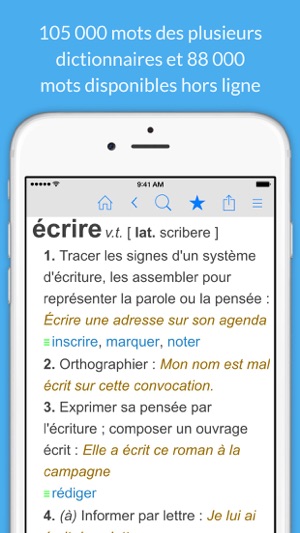 Dictionnaire Français et Synonymes