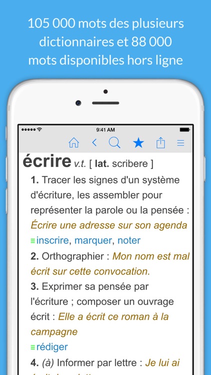 Dictionnaire Français et Synonymes screenshot-0