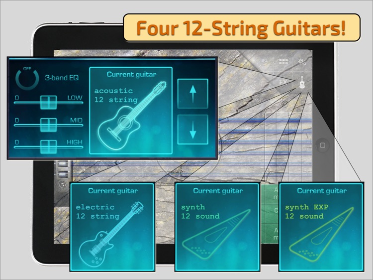 OMGuitar-12 Digital Twelve String Guitar with FX