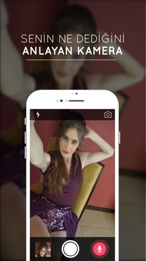 Sesli Selfie - Sesli Komutla Fotoğraf Çek(圖3)-速報App