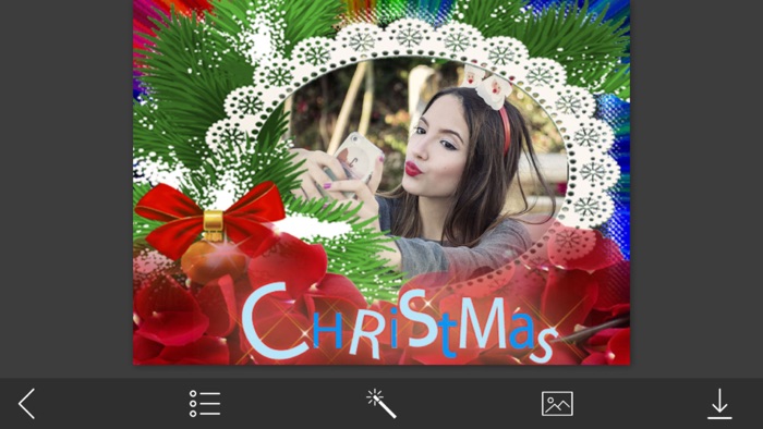 Holiday Christmas Frame - Free InstaFrame Editor
