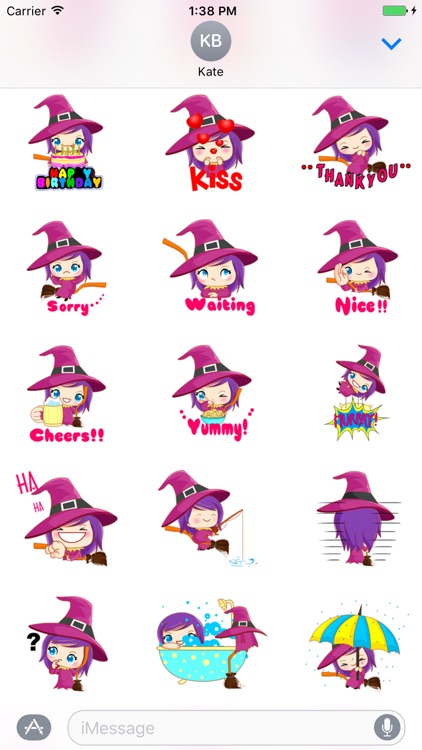 Little Witch - Cute witch stickers