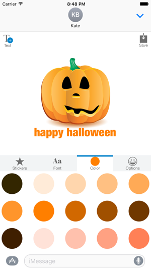 Halloween Pumpkin Jack O Lantern - Sticker Maker(圖5)-速報App