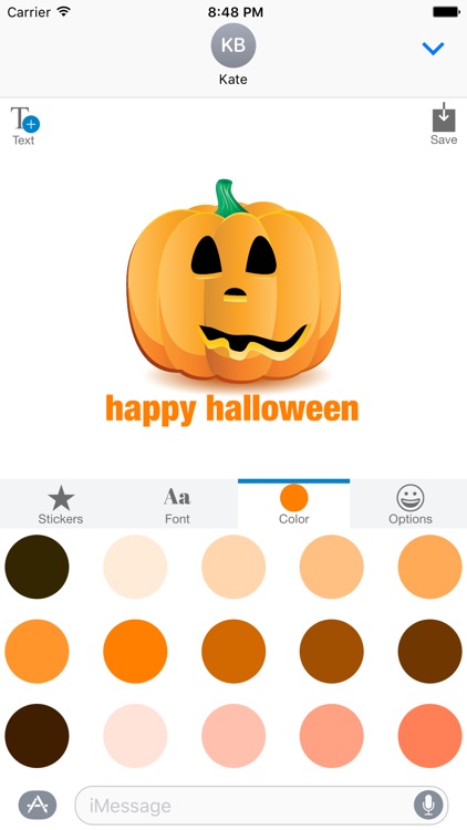 Halloween Pumpkin Jack O Lantern - Sticker Maker screenshot-4