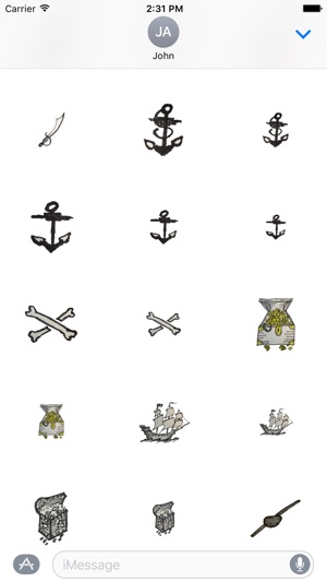 Nautical Pirate Stickers(圖2)-速報App