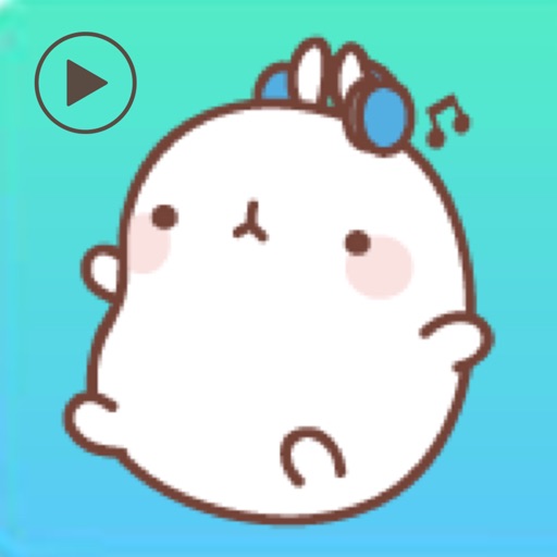 Stickers Molang Cartoon Rabbit Emoticons emoji icon