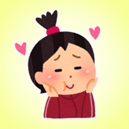 Girl and Eat - Funny Stickers! icon