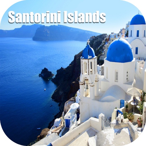 Santorini Islands Greece Tourist Travel Guide icon