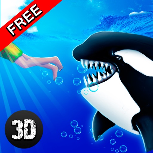 Angry Killer Whale Orca Attack Icon