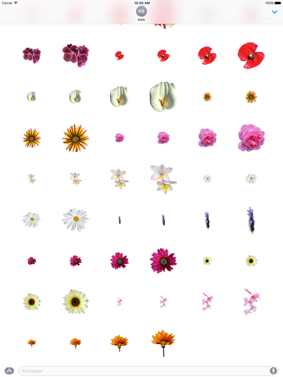 Screenshot #6 pour Flower Stickers 花貼紙