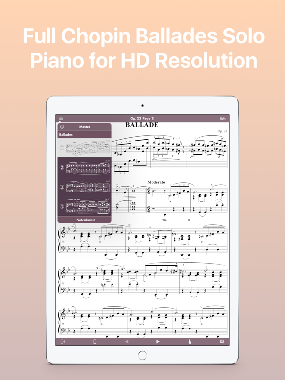 Screenshot #4 pour Chopin: Ballades