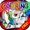 Coloring & Painting Pictures "for Adventure Time "